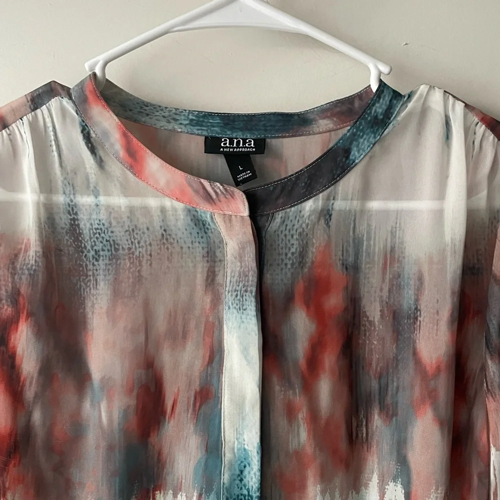A.n.a button down blouse - Picture 3 of 9